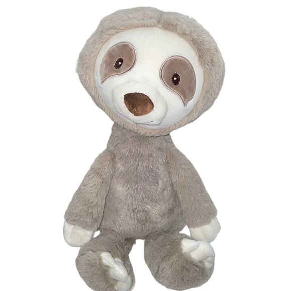Baby Gund 12" Sloth Plush Toothpick Stuffed Animal Stitched Eyes Nursery Gift - Picture 2 of 11